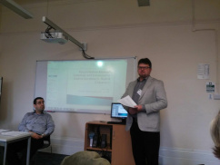 Dr. Titus Pop’s paper at the Narratives of Displacement Conference in London